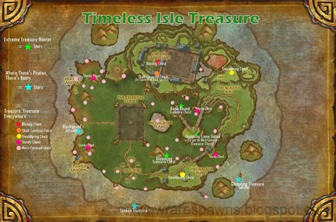 timeless isle treasure map.